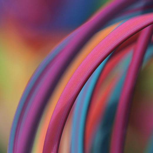 Colorful wires