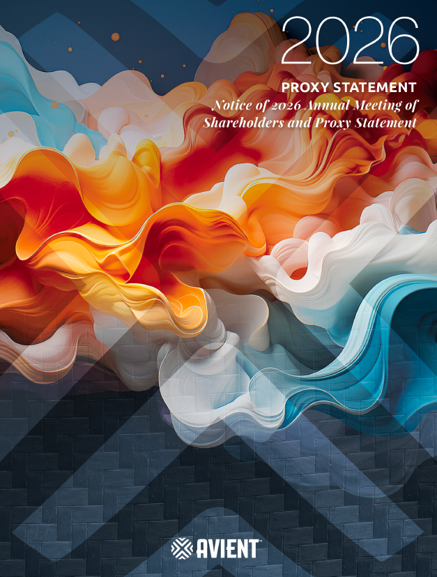 Cover of Avient 2026 Proxy Statement