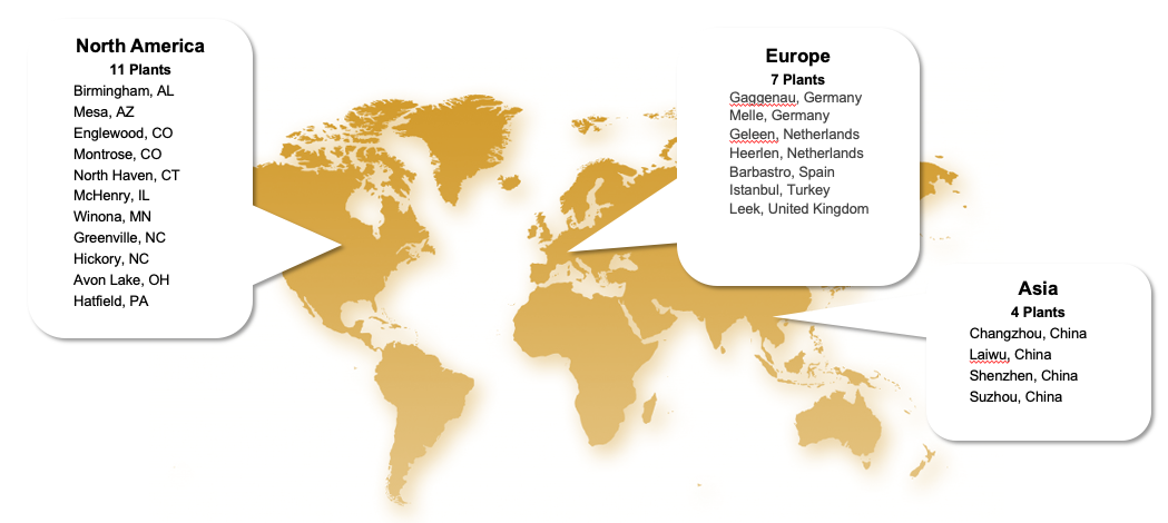 SEM plant location map