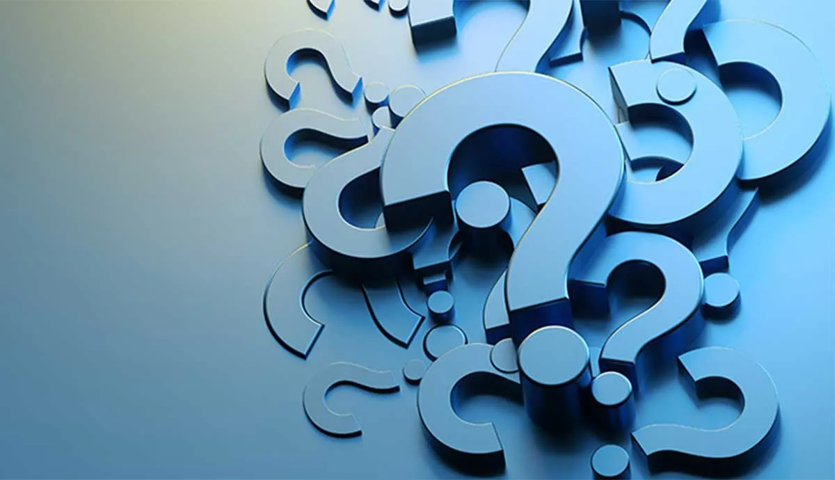 question marks