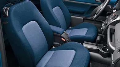 Interior of car