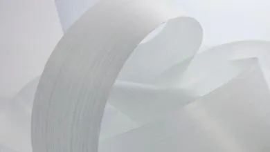 Polystrand tape on a white background
