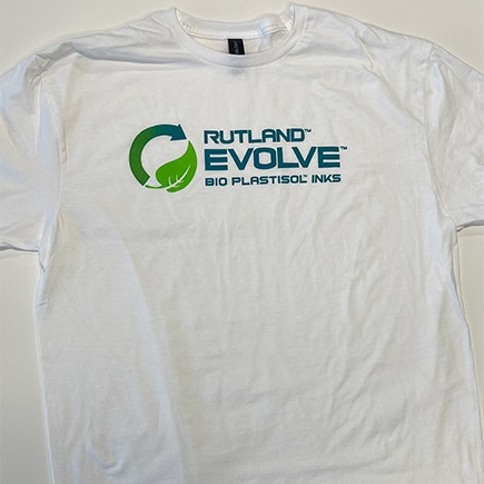 Rutland Evolve white tshirt