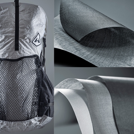 Collage of Dyneema Fabric