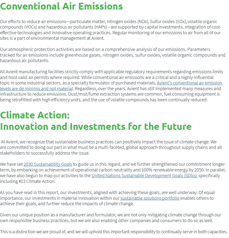 Conventional Air Emissions Our efforts to reduce air emissions—particulate matter, nitrogen oxides (NOx), Sulfur oxid
