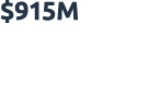 $915M